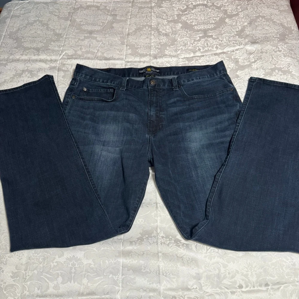 Men's Lucky Brand Blue 121 Heritage Slim Jeans Waist 38x32